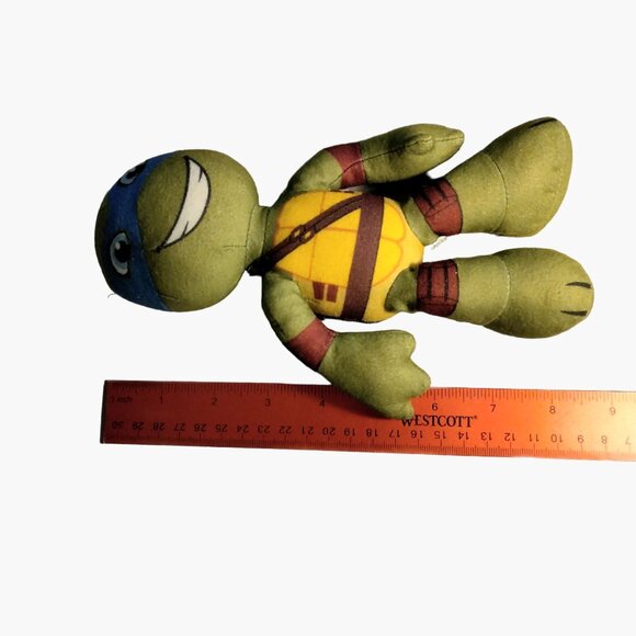 Teenage Mutant Ninja Turtle Plush Doll Leonardo Stuffed Toy TMNT - Picture 3 of 5